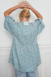 BLOUSE LIENS LIBERTY VERT
