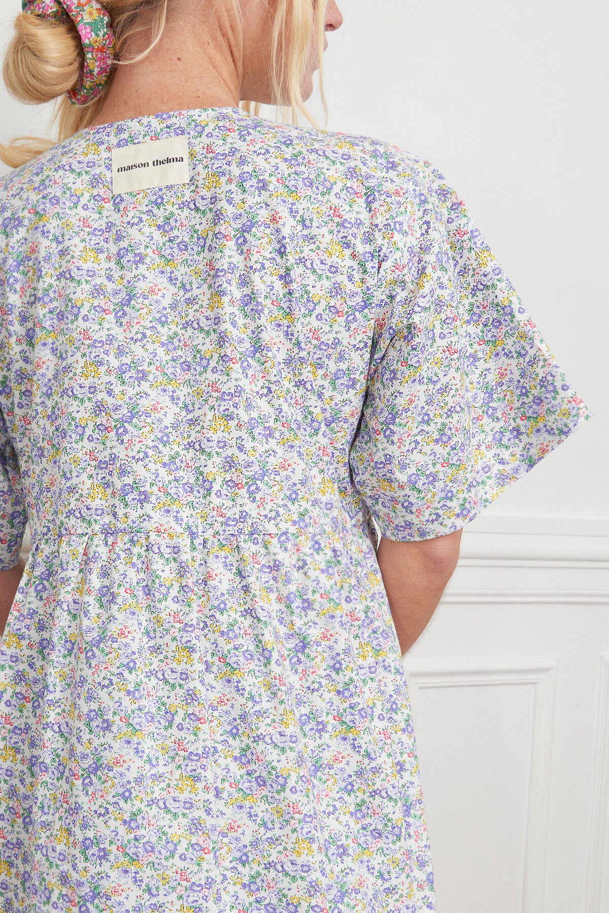 BLOUSE LIENS LIBERTY LILAS