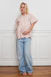 CHEMISE KIMONO FLEURIE