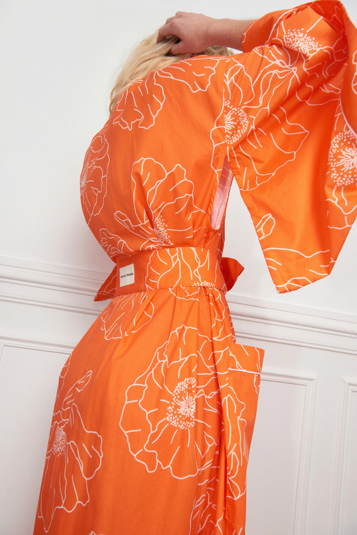 KIMONO LONG FLEUR DE PAVOT