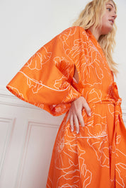 KIMONO LONG FLEUR DE PAVOT