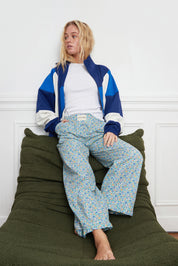 PANTALON À VOLANTS LIBERTY VERT