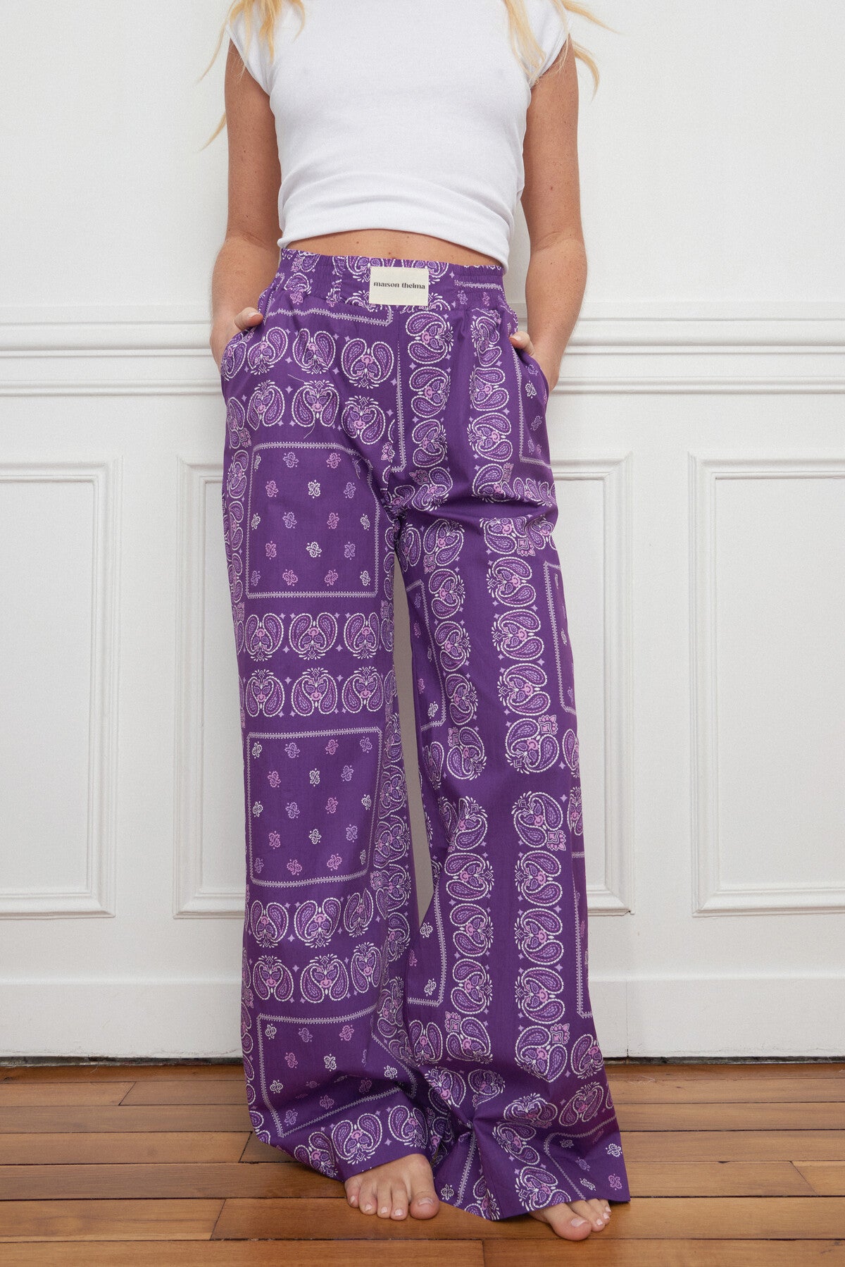 PANTALON PALAZZO BANDANA