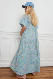 ROBE LONGUE LIBERTY VERT