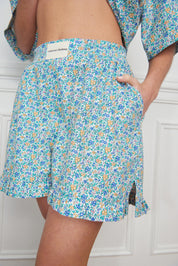 SHORT À VOLANTS LIBERTY VERT
