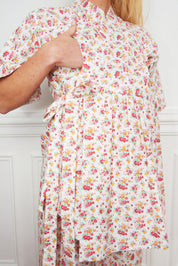 CHEMISE KIMONO FLEURIE