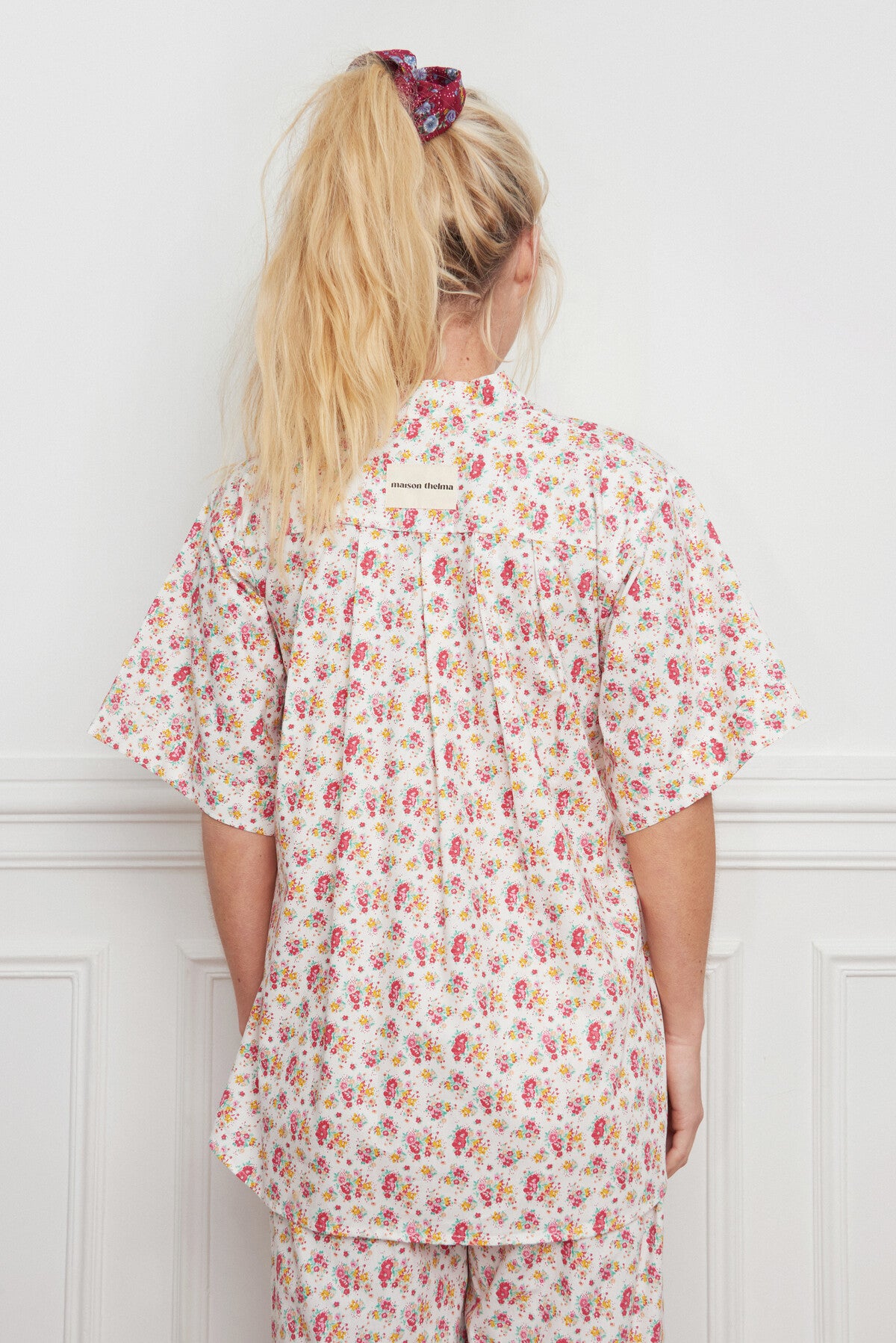 CHEMISE KIMONO FLEURIE