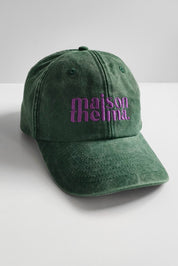 CASQUETTE DENIM VERTE